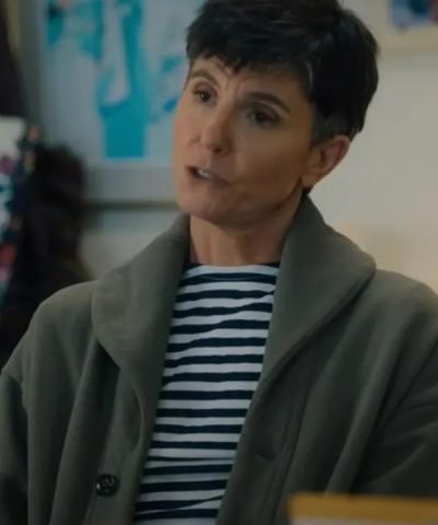 Tig Notaro Your Place or Mine 2023 Alicia Grey Wool Coat