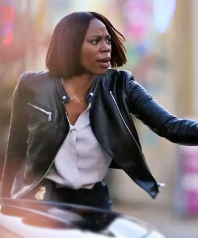 Agent Rosetti Spontaneous (2020) Yvonne Orji Black Leather Jacket