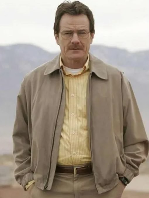 Walter White TV Series Breaking Bad Bryan Cranston Khaki Cotton Jacket