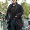 Tom Burke C.B Strike Brown Wool Coat