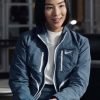 TV Series The Morning Show Stella Bak Blue Track Jacket