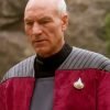 Patrick Stewart Star Trek The Next Generation Leather Jacket