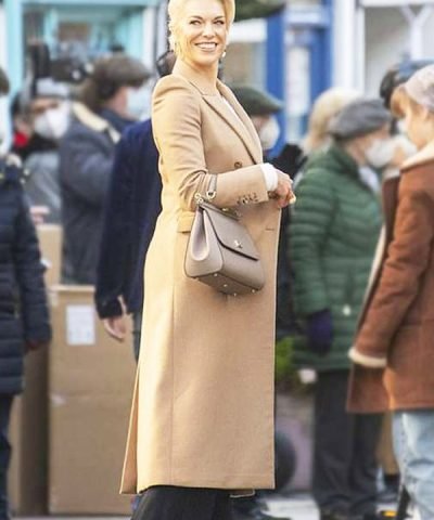 Hannah Waddingham Ted Lasso Brown Coat