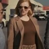 Sarah Snook Succession Brown Blazer