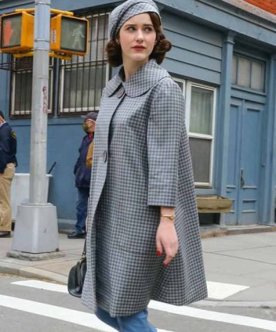 TV Series The Marvelous Mrs. Maisel S04 Grey Cotton Trench Coat