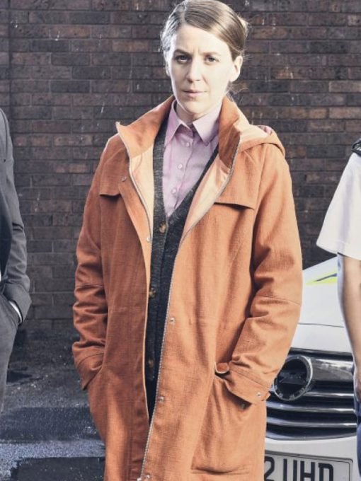 Tv Series The Tower DS Sarah Collins Orange Cotton Coat