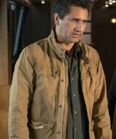 Cliff Curtis Fear The Walking Dead Brown Jacket