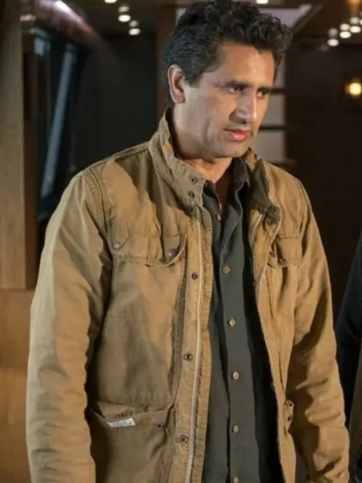 Cliff Curtis Fear The Walking Dead Brown Jacket