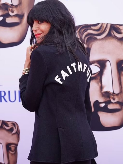 Bafta Awards 2023 Claudia Winkleman Faithful Coat