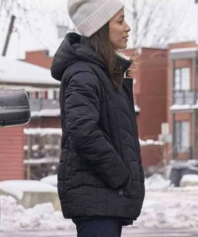 Dania Ramirez Alert Missing Persons Unit Nikki Parker Black Hooded Jacket