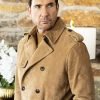 Remy Scott Suede Leather Coat