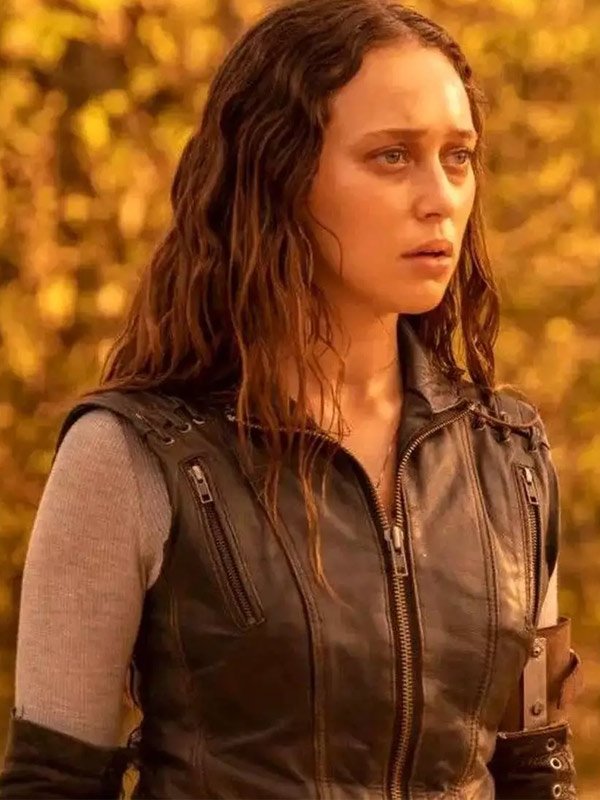 Alycia Debnam-Carey Fear The Walking Dead Leather Vest