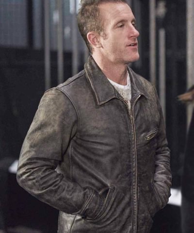 Scott Caan Brown Leather Jacket