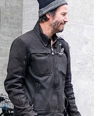 John Wick Chapter 4 (2023) Keanu Reeves Black Cotton Jacket