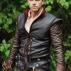 TV Series Once Upon A Time Josh Dallas Brown Leather Jacket