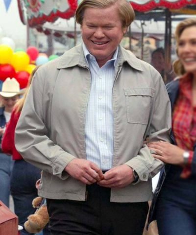 Jesse Plemons Love & Death (2023) Allan Gore Grey Cotton Jacket