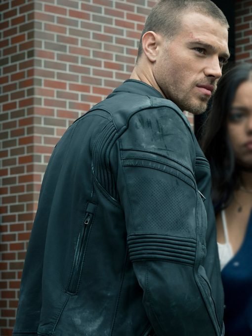 Jax Deneris Perfect Addiction (2023) Matthew Noszka Black Leather Jacket