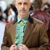 Met Gala 2023 American Actor Jeremy Strong Brown Long Coat