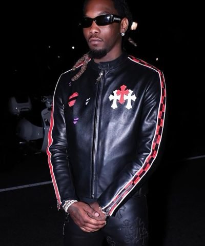 American Rapper Offset Leather Jacket