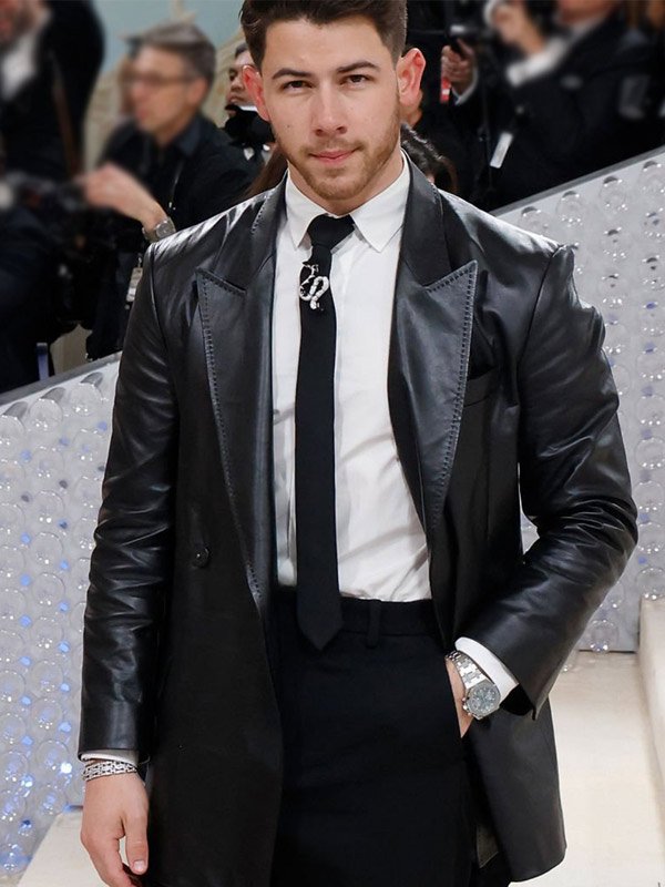 Met Gala 2023 Nick Jonas Black Blazer - Just American Jackets