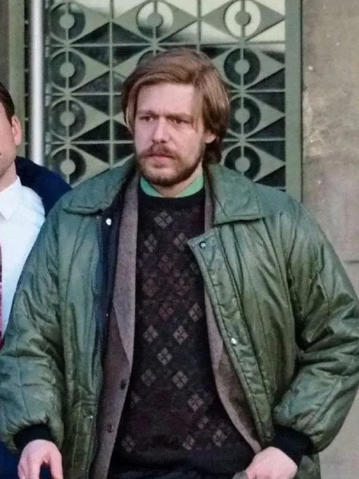 Alexey Pajitnov Movie Tetris Nikita Efremov Green Quilted Jacket