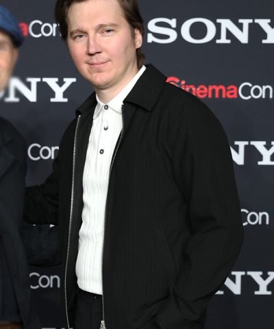 CinemaCon Event Paul Dano Black Jacket