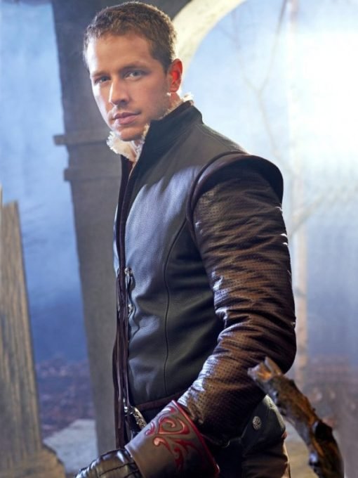 Josh Dallas Brown Leather Jacket