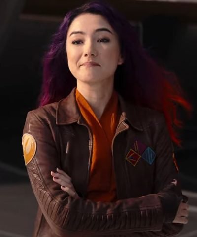 Natasha Liu Bordizzo Ahsoka (2023) Sabine Wren Brown Leather Jacket