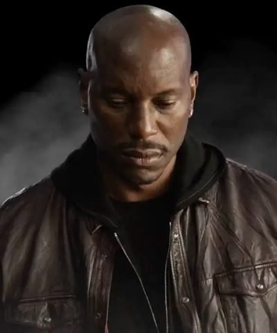 Roman Fast X (2023) Tyrese Gibson Brown Leather Jacket