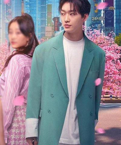 TV Series XO Kitty (2023) Min Ho Green Wool Blazer