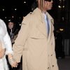 Met Gala 2023 American Rapper A$AP Rocky Beige Trench Coat