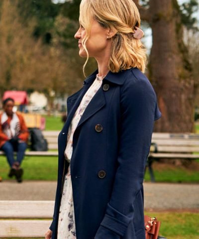 Rebecca 2023 Blue Trench Coat