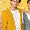 Christopher Briney Event Yellow Suit