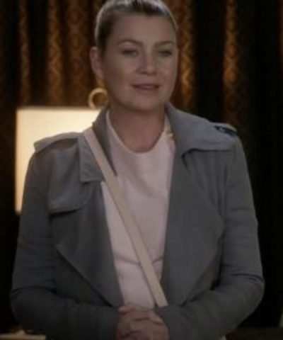 Ellen Pompeo Grey Trench Coat