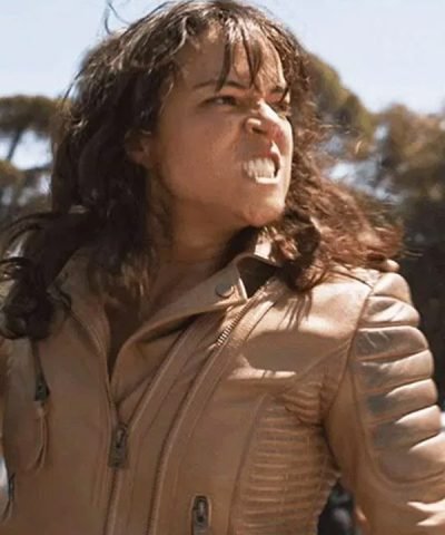 Movie Fast X 2023 Letty Brown Leather Jacket