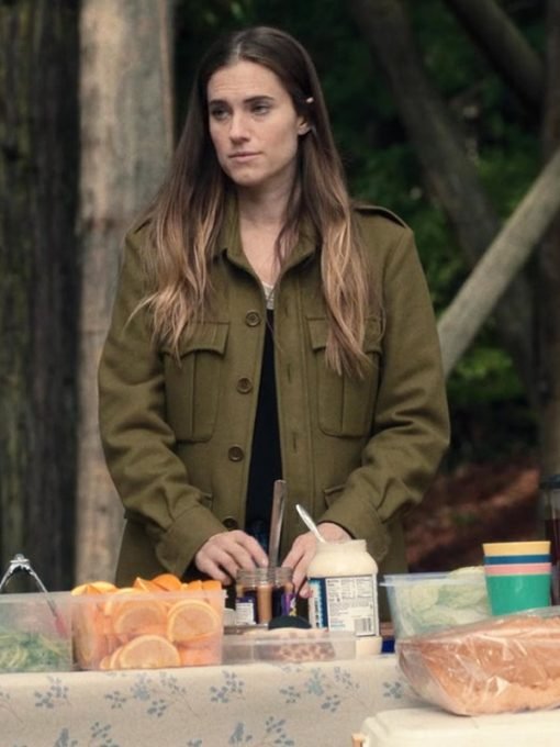 Allison Williams Green Coat