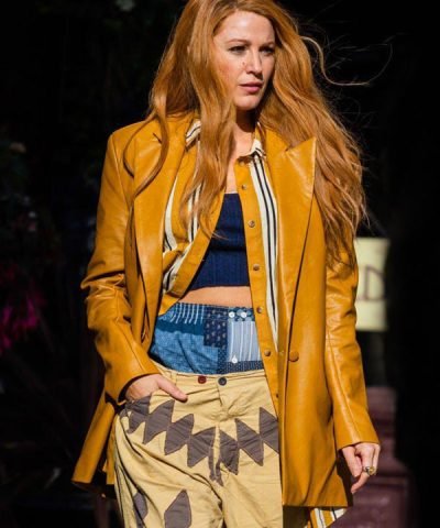 Blake Lively 2023 Brown Jacket