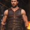 Kraven The Hunter Aaron Taylor-Johnson Brown Vest