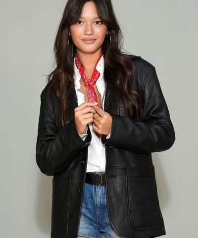 Lily Chee 2023 Leather Coat