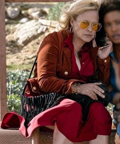 Peggy High Desert (S01) Patricia Arquette Brown Corduroy Jacket