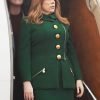 Catherine Tate Green Wool Coat