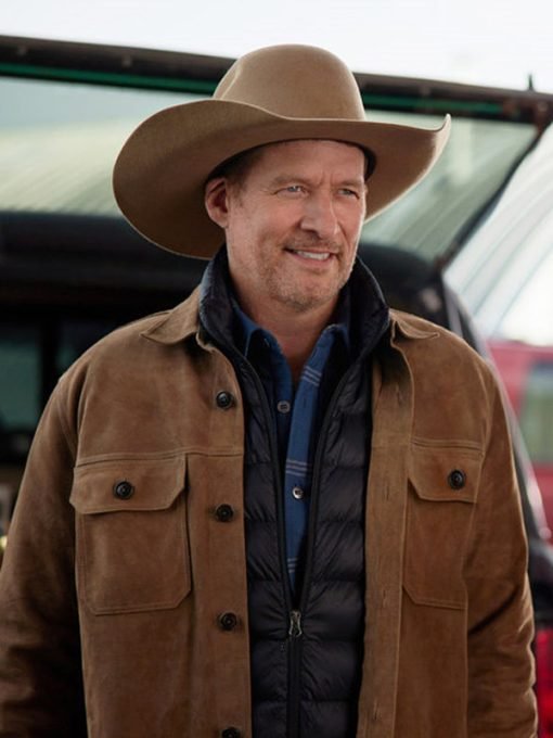 Cody Ride (2023) James Tupper Brown Leather Jacket