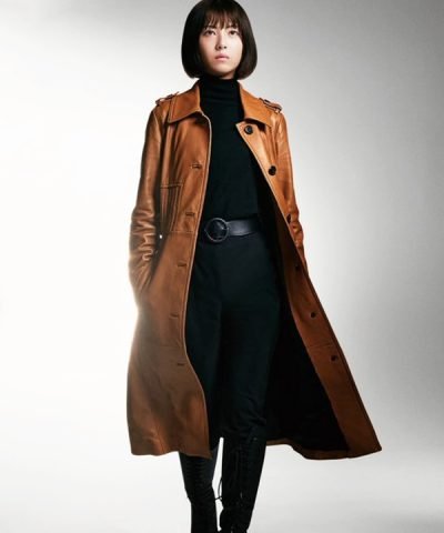 Ruriko Midorikawa Trench Leather Coat