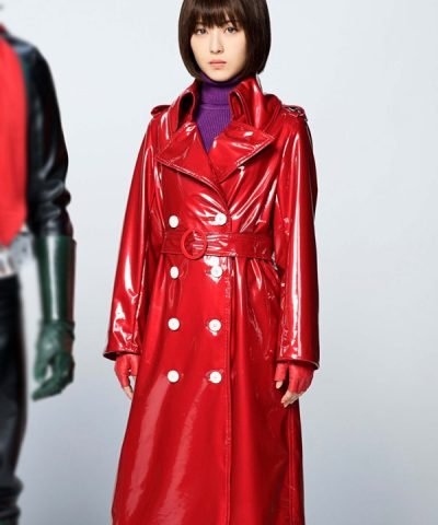 Minami Hamabe Shin Kamen Rider (2023) Ruriko Midorikawa Red Trench Coat