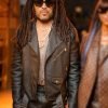 Lenny Kravitz Black Leather Jacket