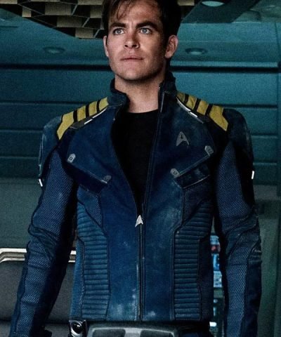 Chris Pine Blue Jacket