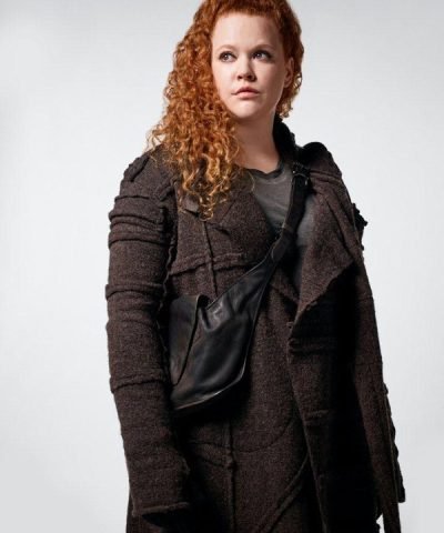 Mary Wiseman S03 Wool Coat