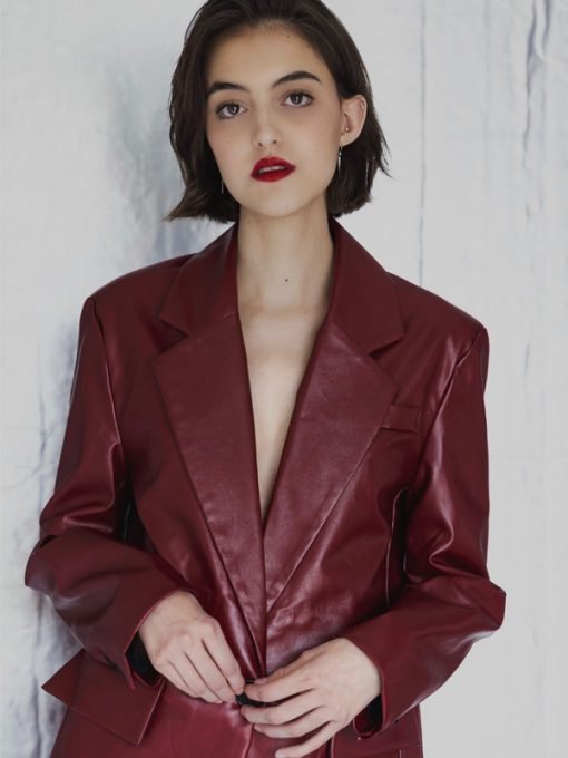 Elizabeth 2023 Leather Blazer