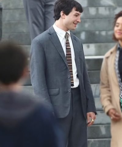 Barry Allen 2023 Grey Blazer