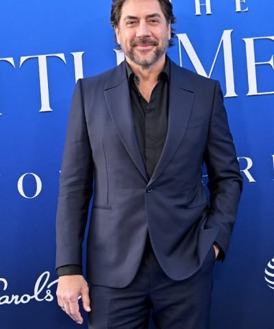 King Triton The Little Mermaid (2023) Javier Bardem Blue Suit